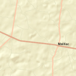 Meillac Street Map