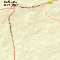 Bazouges-la-Pérouse Street Map