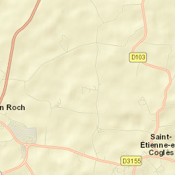 Saint-Étienne-en-Coglès Street Map