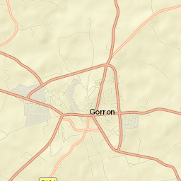 Gorron Street Map