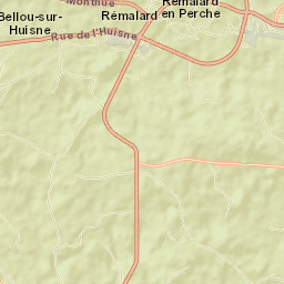 Rémalard Street Map