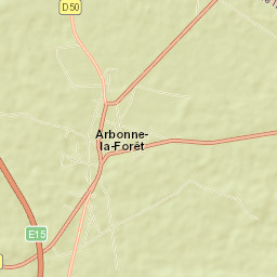 Arbonne-la-Forêt Street Map