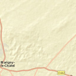 Marigny-le-Châtel Street Map