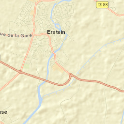 Erstein Street Map