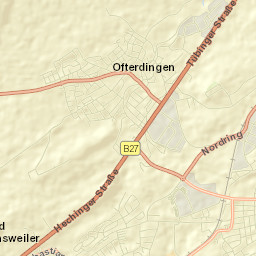 Ofterdingen Street Map