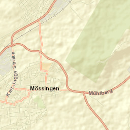 Mössingen Street Map