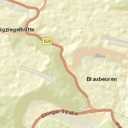 Blaubeuren Street Map
