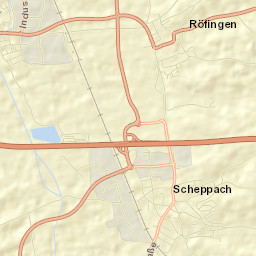 Röfingen Street Map