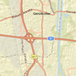 Gersthofen Street Map