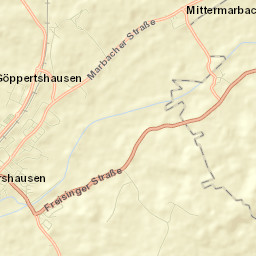 Petershausen Street Map