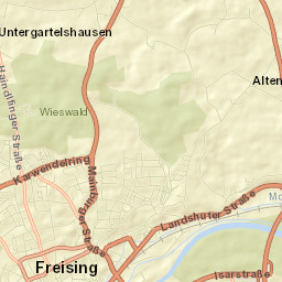Freising Street Map