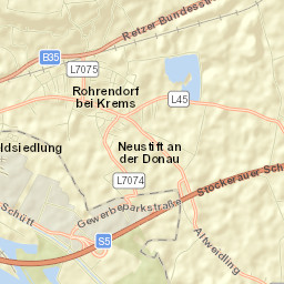 Rohrendorf bei Krems Street Map