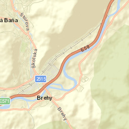 Nová Baňa Street Map