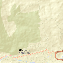 Yabluniv Street Map