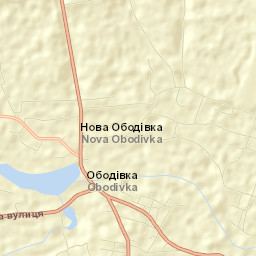 Obodivka Street Map
