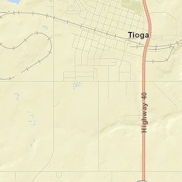 Tioga Street Map