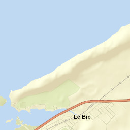 Le Bic Street Map
