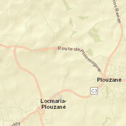 Plouzané Street Map