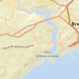 Brest Street Map