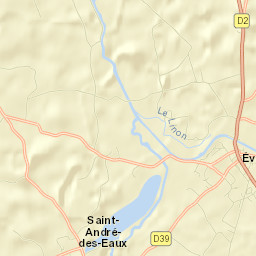Évran Street Map