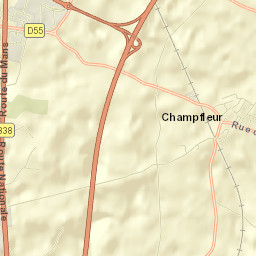 Champfleur Street Map
