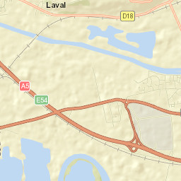 Saint-Germain-Laval Street Map