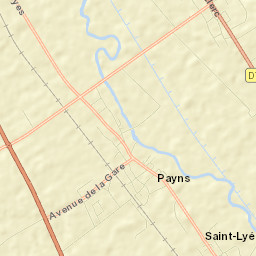 Payns Street Map