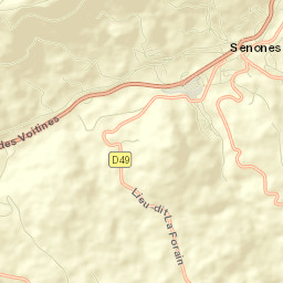 Senones Street Map