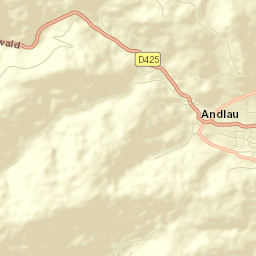 Andlau Street Map