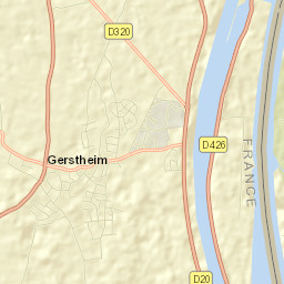 Gerstheim Street Map