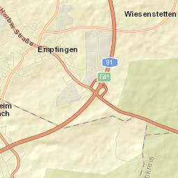 Empfingen Street Map