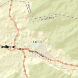 Rangendingen Street Map