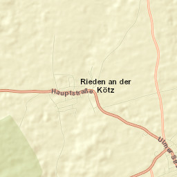 Rieden an der Kötz Street Map