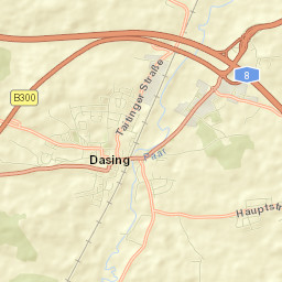 Dasing Street Map