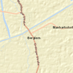 Berglern Street Map