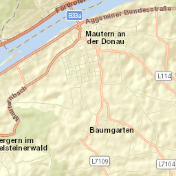 Mautern Street Map