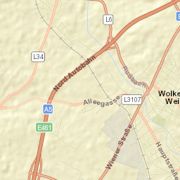 Ulrichskirchen Street Map