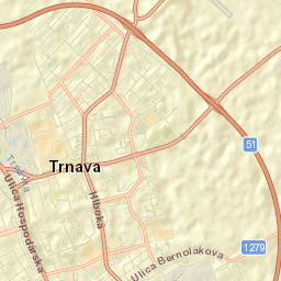 Trnava Street Map
