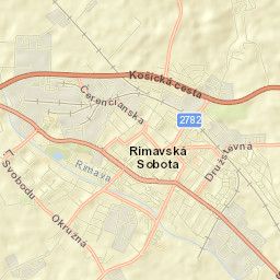 Rimavská Sobota Street Map