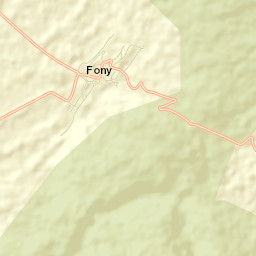 Gönci Járás Street Map