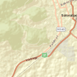 Sátoraljaújhely Street Map