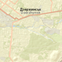 Toretsk Street Map
