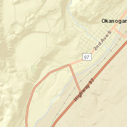 Okanogan Street Map