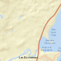 Les Escoumins Street Map