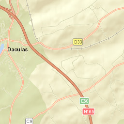 Daoulas Street Map