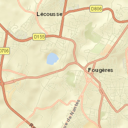 Lécousse Street Map