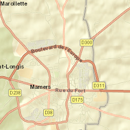 Mamers Street Map