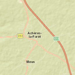 Achères-la-Forêt Street Map