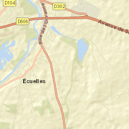 Écuelles Street Map