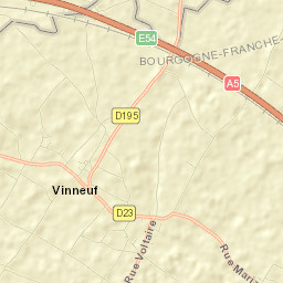 Vinneuf Street Map